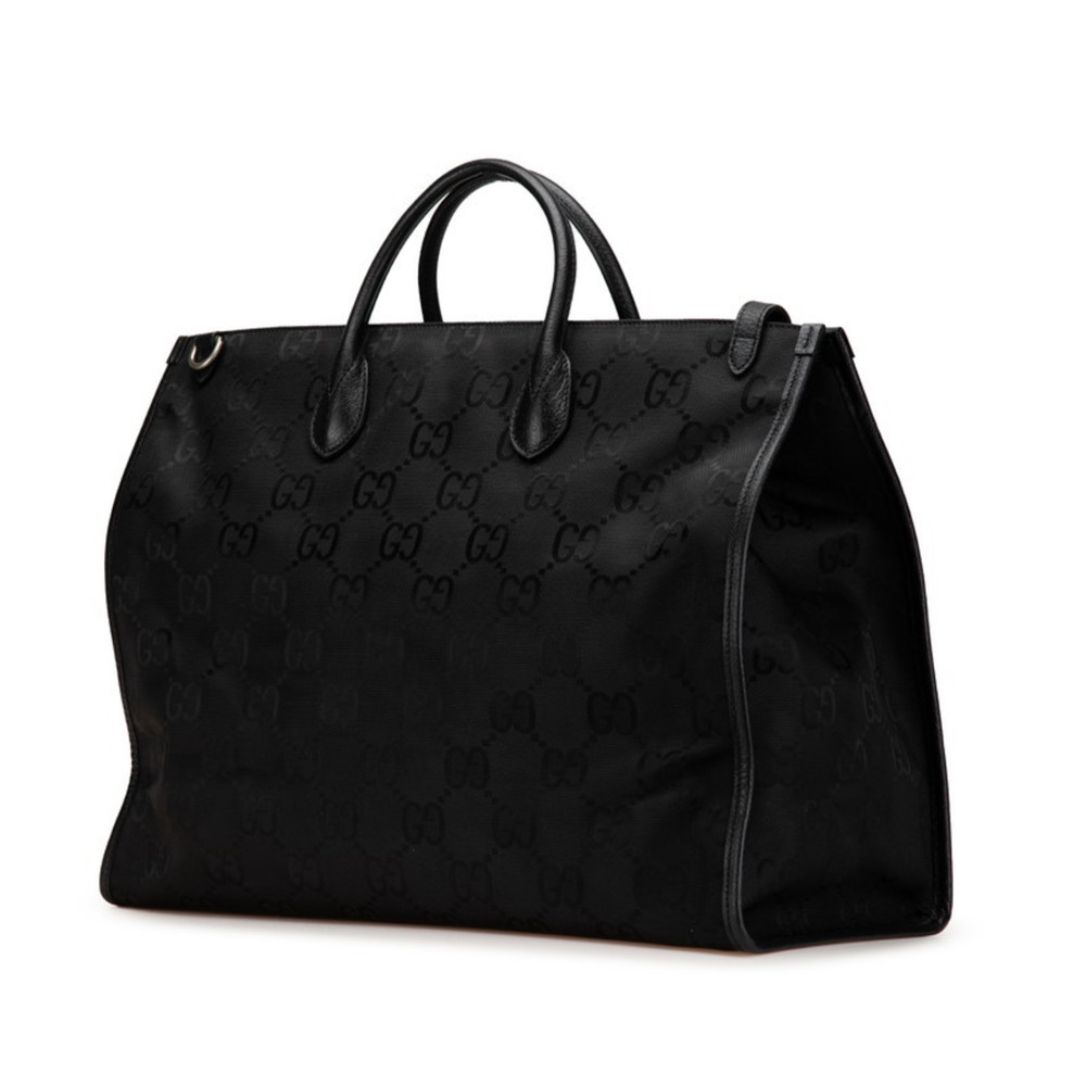Gucci GG Nylon Off the Grid Tote Bag/Shoulder Bag, 2-Way, 630353, Black, Nylo... - Picture 2 of 10
